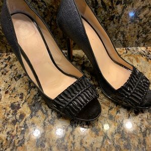 Size 40, open toe, Versace heels.